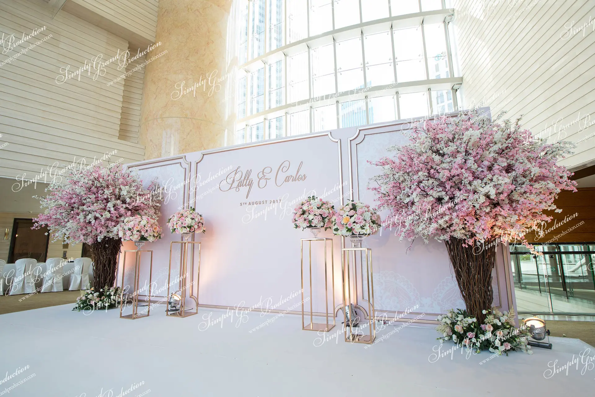 Simply_Grand_Production_Classic_Elegant_wedding_decoration_blush_gold_Four_Seasons_2_5